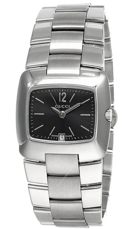 Gucci Stainless Steel Gray Dial Date Display Women's Watch 8500L