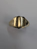 9ct yellow gold signet ring