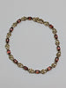 9CT Gold And Red Stone Bracelet