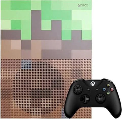 Xbox One S Console, 1TB, Minecraft Green Edition (No Controller)