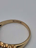 9ct Yellow Gold Ring With CZ Stones - Size Q - 2.25 Grams