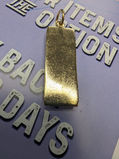 9CT GOLD BAR PENDANT PRESTON STORE.