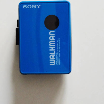 Sony Walkman Wm-b10 Cassette Player Blue