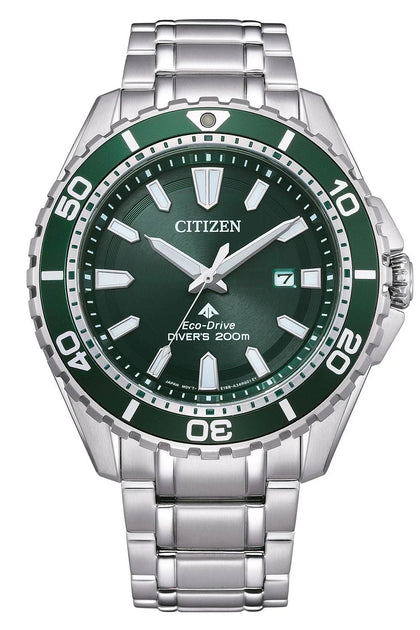 Citizen BN0199-53X Promaster Eco-Drive Divers' Watch Steel/Green