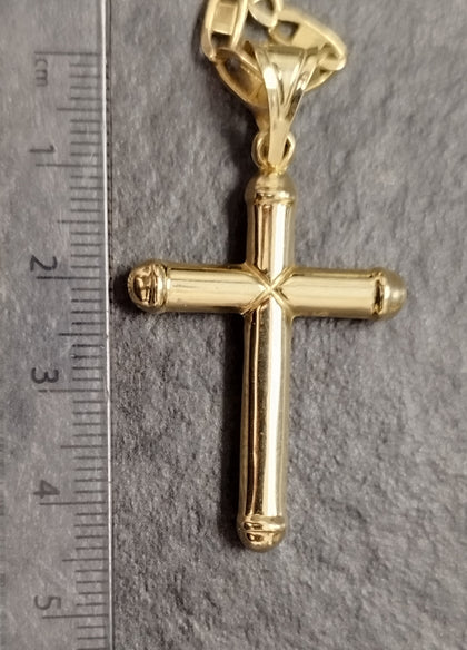 14ct Yellow Gold Anchor Chain 22.5