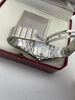 Cartier Men's Santos Quartz White Dial Watch Two Tone