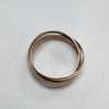 9CT GOLD PUZZLE RING SIZE P PRESTON STORE