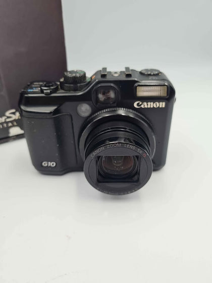 Canon Powershot G10 14.7MP Digtal Camera - 5x Opitcal Zoom - Black - Boxed With Charger