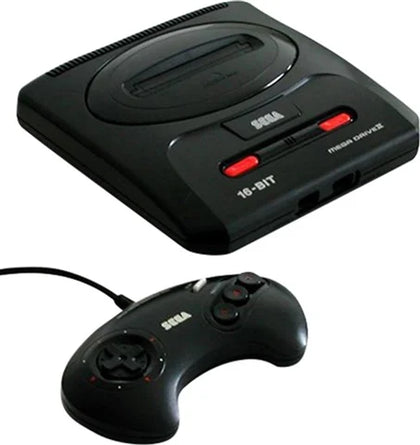Sega Mega Drive II Black Console Bundle ( + FIFA Soccer 96, x2 Controllers ) ** Unboxed **