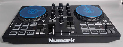 Numark Party Mix Live DJ Controller with Speakers, Lights, 2 Decks, Mixer, Audio Interface