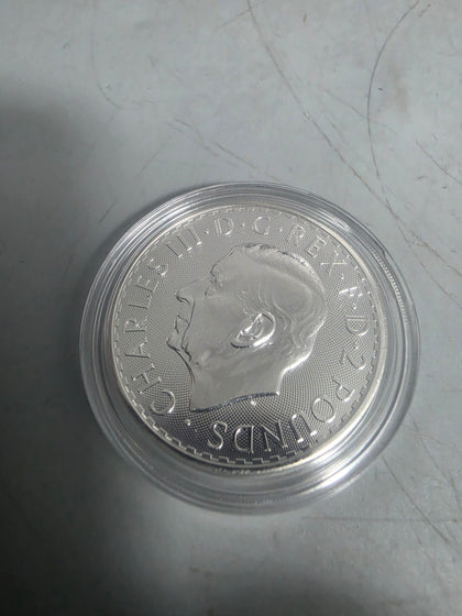 999 Silver Britannia's Coins 31.1G in Case