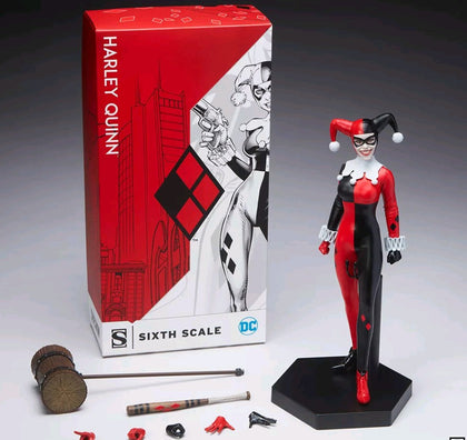 Harley Quinn 1:6th scale figure by sideshow boxed
