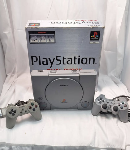 DX Sony Orginal Playstation One (PS1) Retro Home Gaming Console - Boxed With 2x Pads