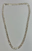 Brand new silver curb chain 22"