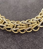 14ct Yellow & White Gold Braided Link Bracelet