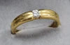 18ct Gold Diamond Ring Size V 1/2