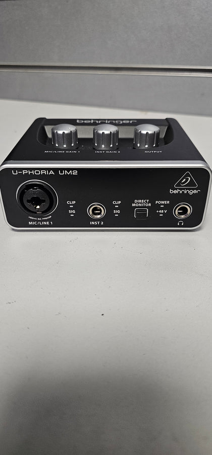 Behringer U-Phoria UM2 2x2 USB Audio Interface