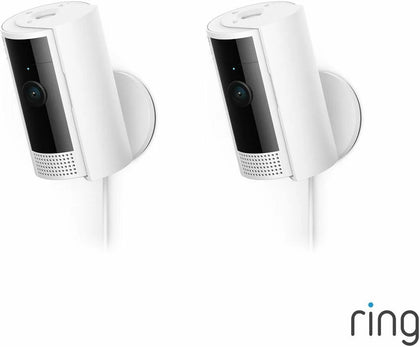 Ring Wired Indoor Camera 2 Pack in White 2nd gen