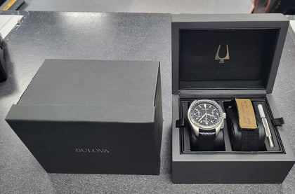 Bulova Lunar Pilot Chronograph 96B251 Quartz Watch - Boxed