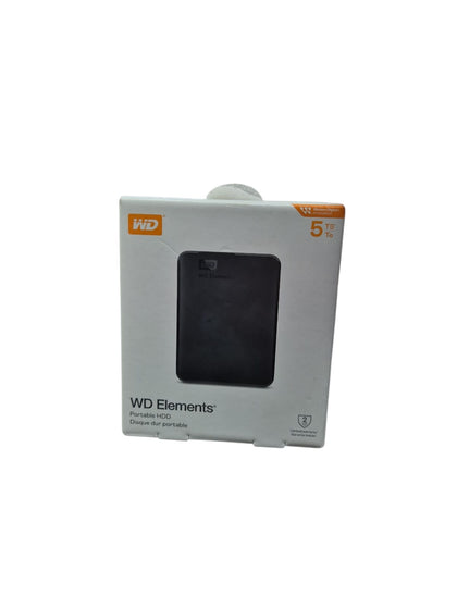 Western Digital Wd Elements Portable 5Tb Black