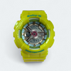 YELLOW CASIO BABY G WATCH WITH BOX AND MANUAL