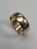 9ct Gold Plain Wedding Band Ring Size W 1/2