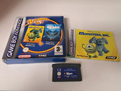 Finding Nemo & Monsters Inc - Gameboy Advance - Great Yarmouth