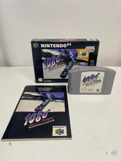 1080 SNOWBOARDING N64 GAME BOXED.
