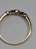 9CT GOLD 3 STONE RING SIZE O  1.43G PRESTON STORE