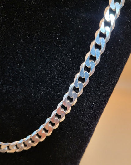 925 Silver Curb Chain - 20