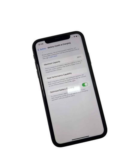 Apple Iphone 11 Mobile Phone - 64GB Storage - Black - Open Unlocked - Unboxed (86% Battery Health)