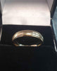 9ct Yellow Gold Narrow Band - Size M - 4.11g