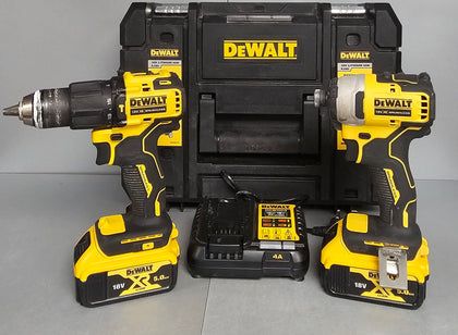 DeWALT DCK2062P2T Twin Pack 2-18v-5Ah Lithium Batteries