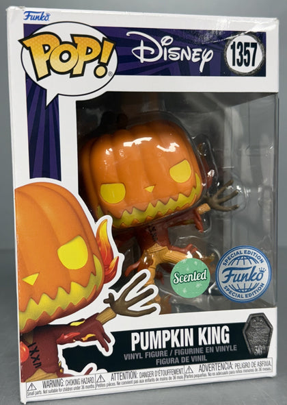 ** Collection Only ** Funko Pop! Disney Nightmare Before Christmas Pumpkin King ( Scented ) #1357