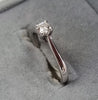 18ct White Gold Ring 0.25ct Size M