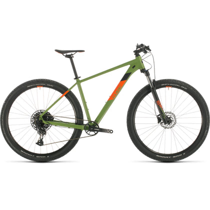**February Flash Sale** Cube Analog SX Eagle Hardtail Mountain Bike 2020 Green/Orange Small Frame 16