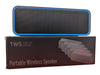 TWS Portable wireless Bluetooth speaker-blue