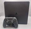 Playstation 4 Slim Console, 500GB Black, Unboxed With Third Party Controller