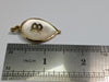 18CT GOLD & MOTHER OF PEARL PENDANT PRESTON STORE