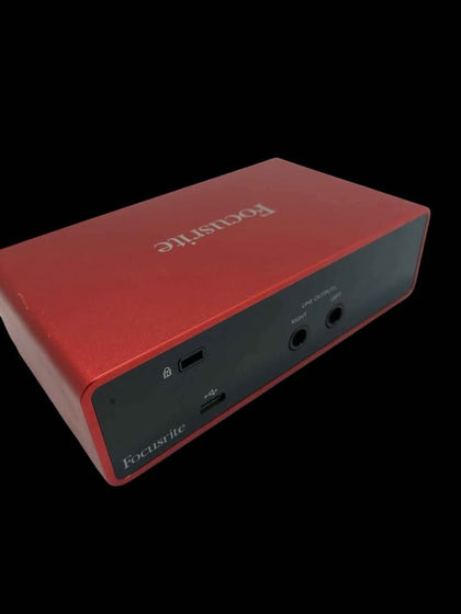 Focusrite Scarlett Solo 3rd Gen Audio Interface (Type-C) - Red - Unboxed