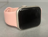 Apple Watch Series 8 (GPS + Cellular 45mm) Starlight Aluminium Case with Pink Sport Band