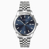Sekonda Mens Classic Stainless Steel Blue Dial Bracelet Watch 1640