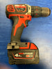 milwaukee set m18 bid compact 1/4" hex impact driver bpdn combi/percussion drill,
