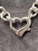 925 Silver Chunky Heart Chain