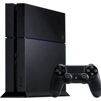 Playstation 4 Console 500GB - Black (Comes with Wired Third-Party Nacon Controller)