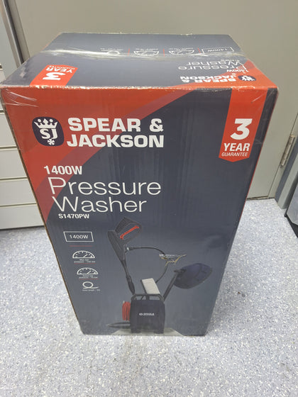 Spear & Jackson S1470PW 100 Bar Cold Water Pressure Washer -