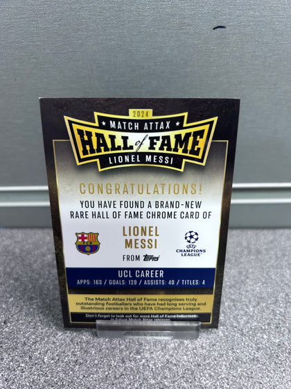 Lionel Messi Hall of Fame 2024/2025