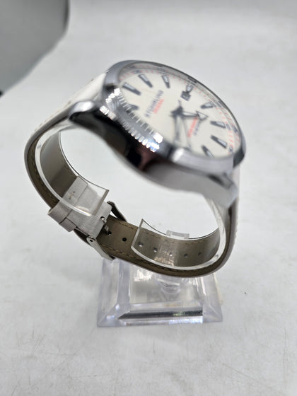 stuhrling watch white strap
