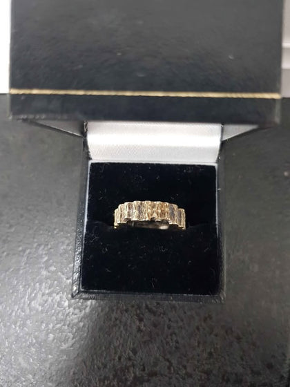 14K GOLD RING, SIZE M, 4.40 GRAMS