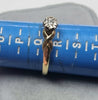 9ct Gold Diamond Ring Size Q1/2